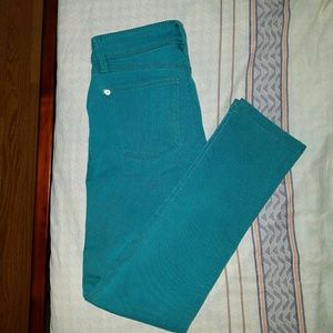 Teal Colored Jeans